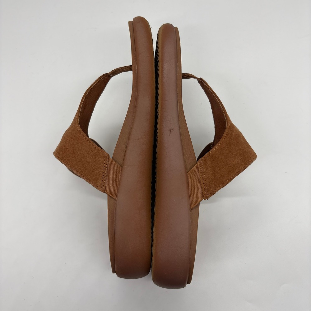 Vionic Activate RX Recovery Brown Suede Buckle Thong Sandals Size 9 Orthotic - Picture 5 of 8